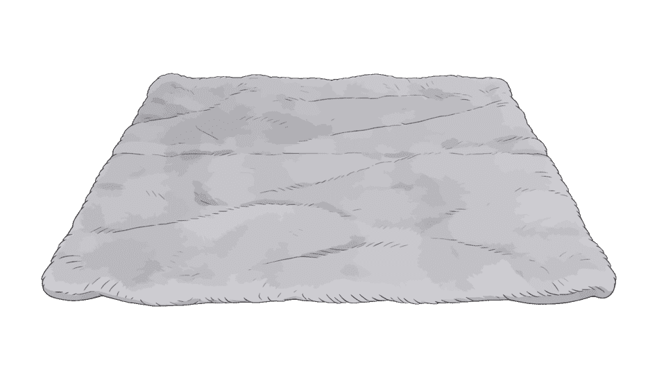 灰色毛毯地毯子