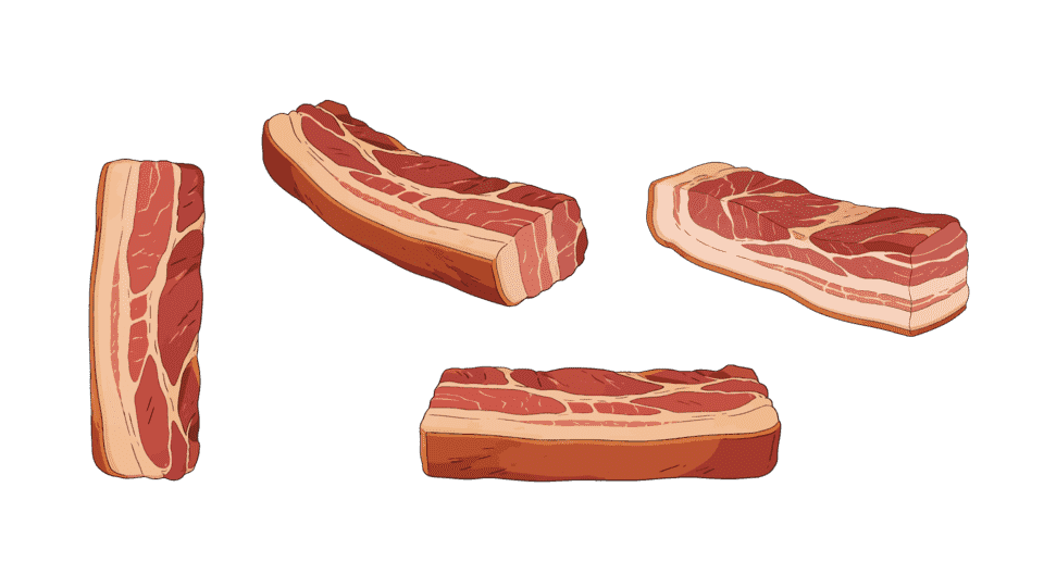 腊肉猪肉多视角