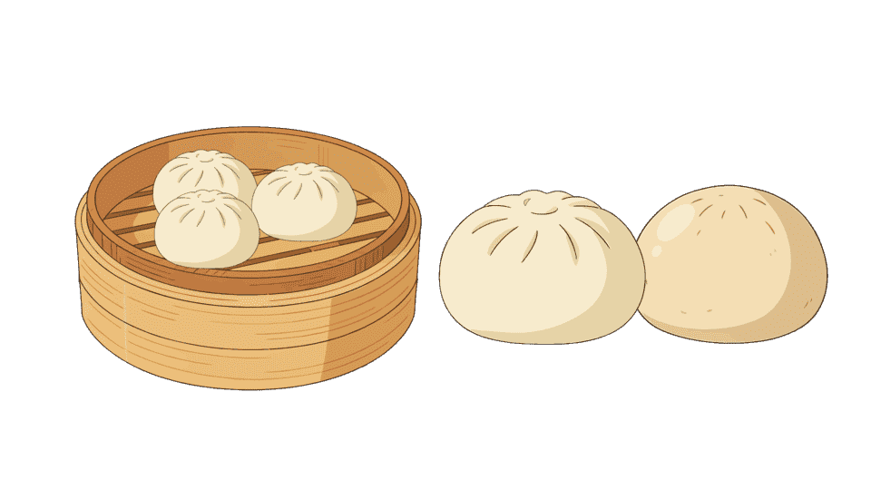 包子馒头蒸笼小笼包