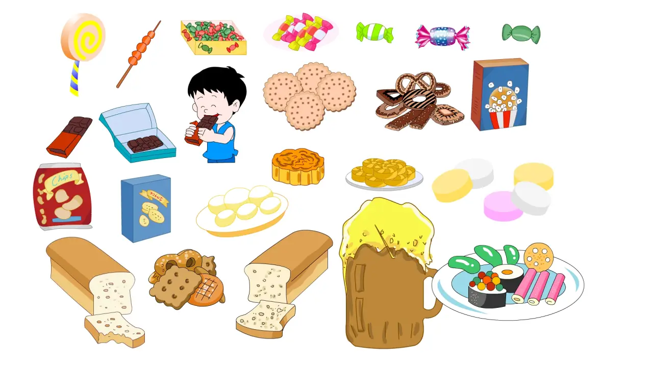 串串饼干月饼糖果