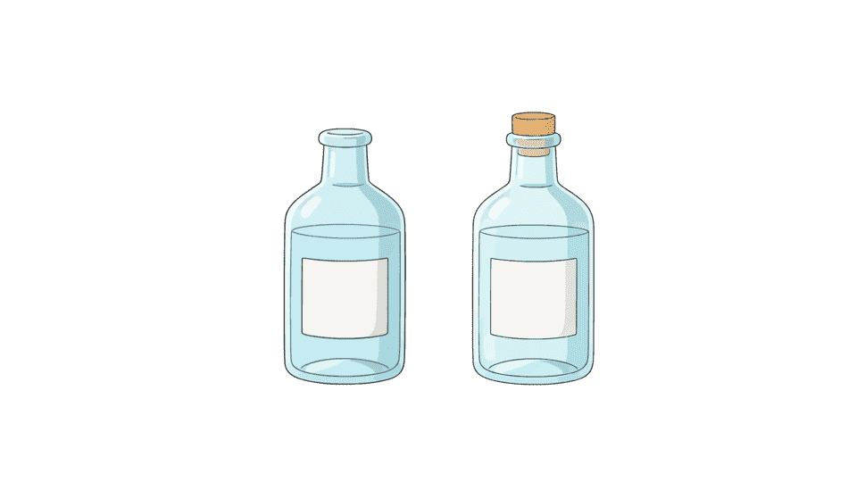 酒精瓶玻璃瓶子