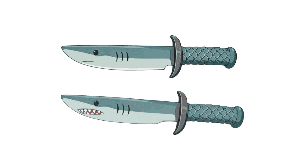鲨鱼刀匕首