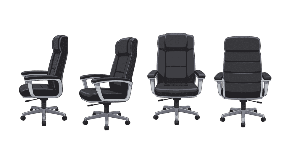 老板椅子办公椅子多视角