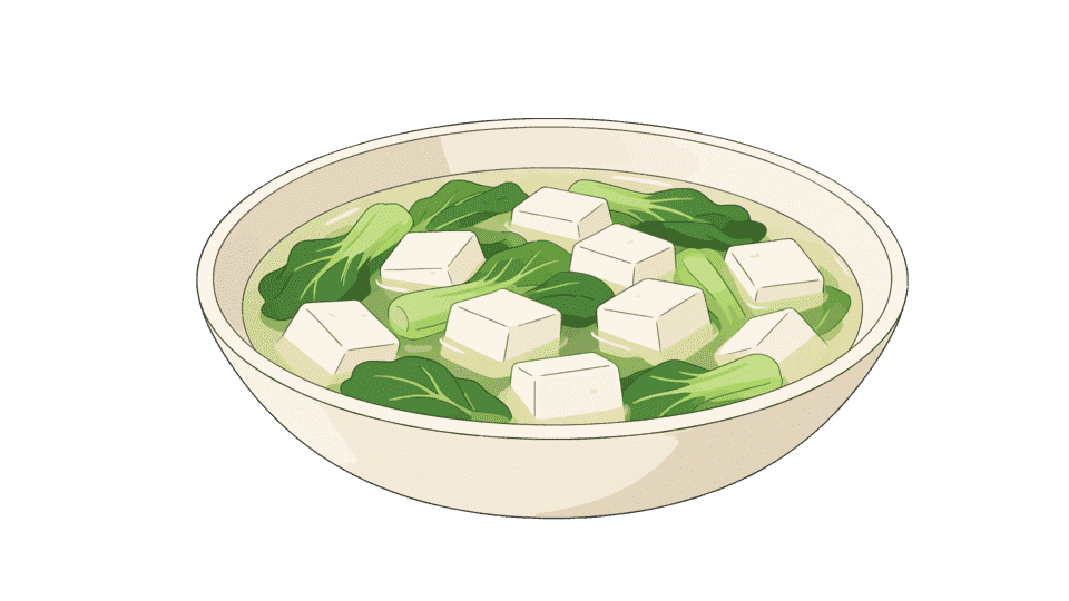 青菜豆腐汤