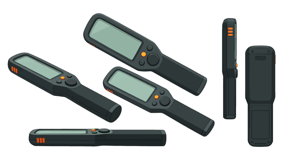 金属探测仪多视角