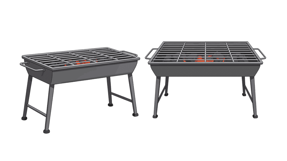 烧烤架子多视角