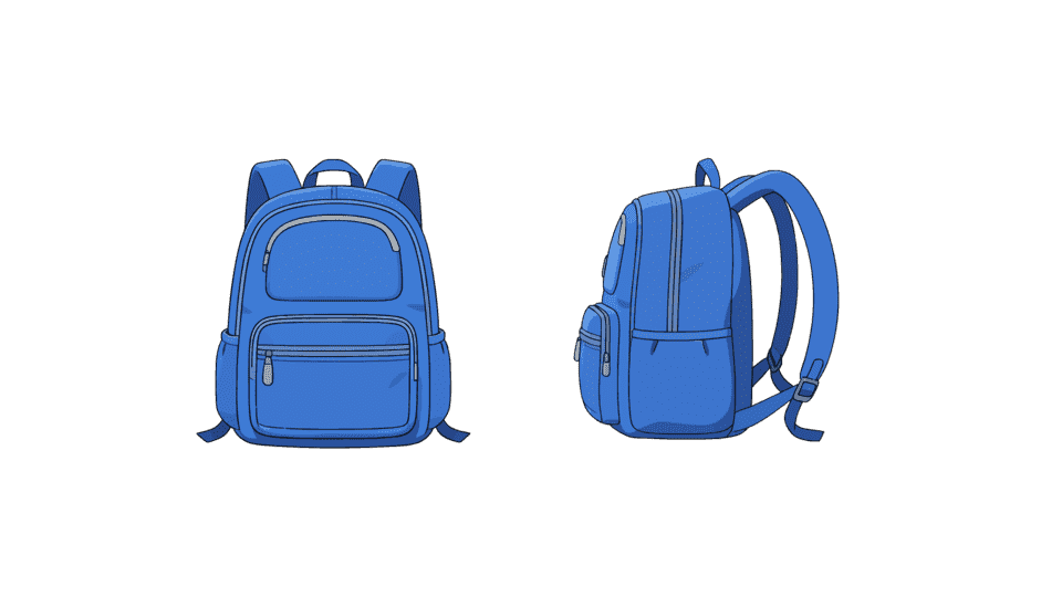 蓝色书包