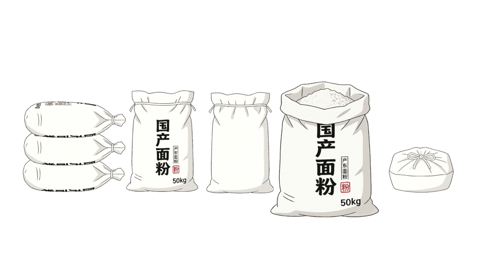 面粉袋子多视角