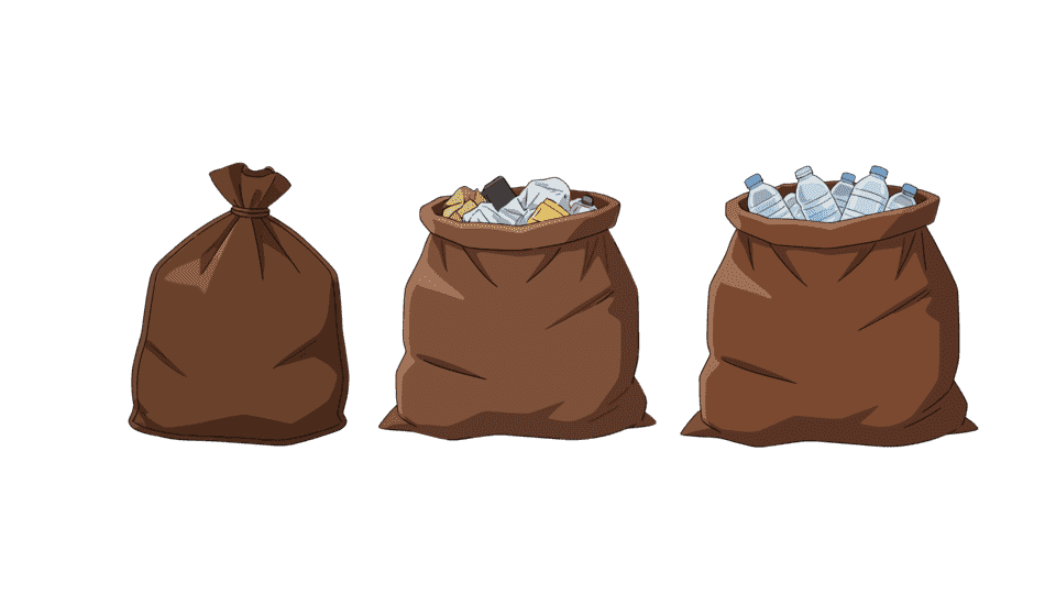 收废品装瓶子的袋子垃圾袋