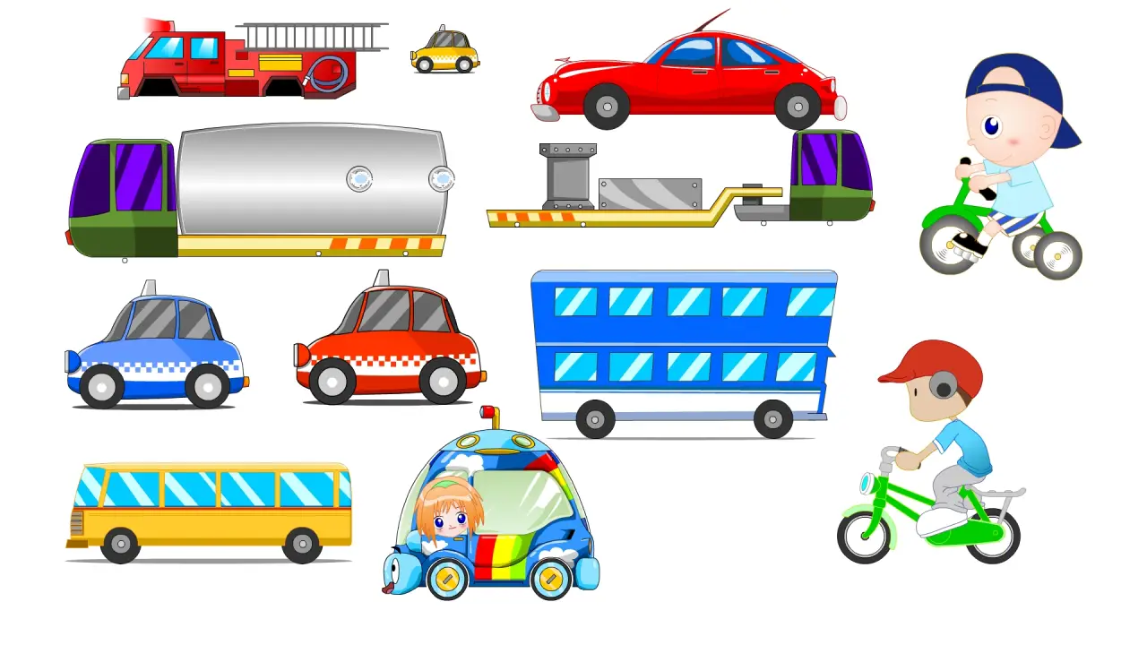 汽车儿童自行车7