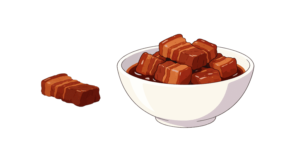 一碗红烧肉陶瓷碗