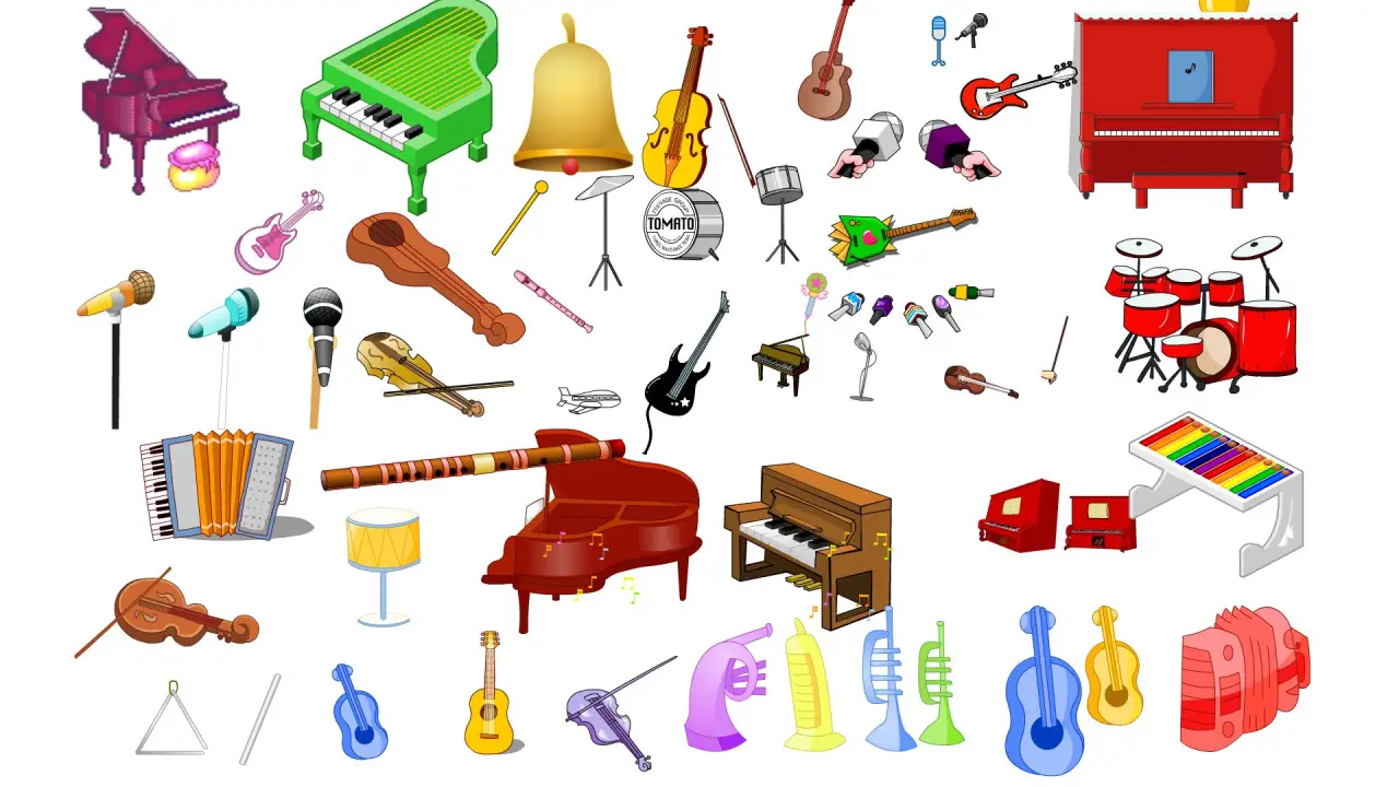 钢琴吉他架子鼓笛子