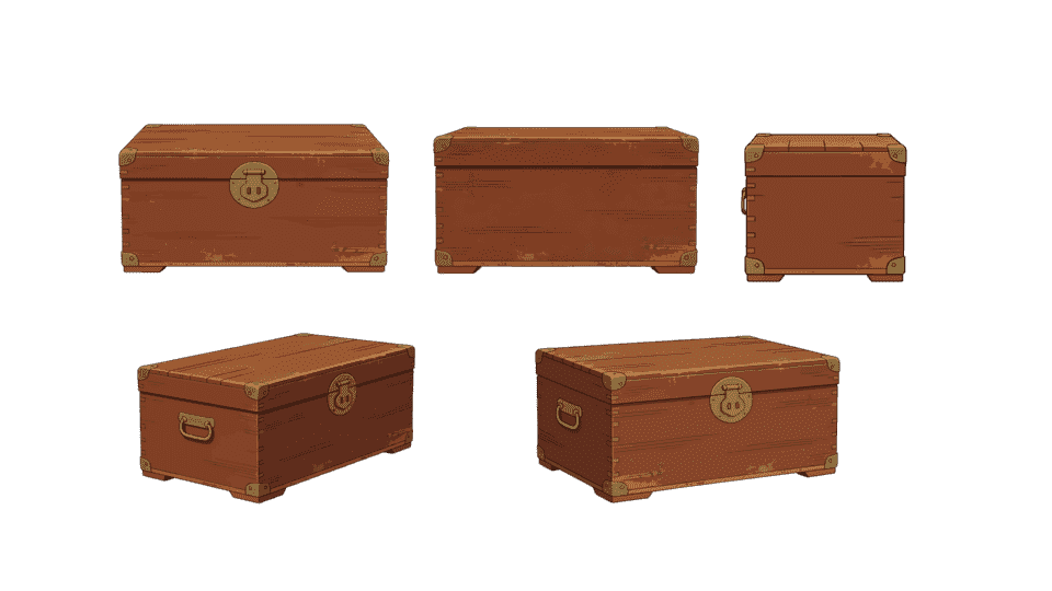 老樟木箱子储物箱子