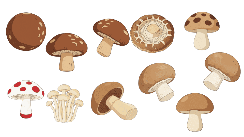 蘑菇菌菇金针菇毒蘑菇