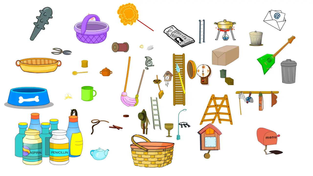 烟灰缸剪刀拖把瓶子