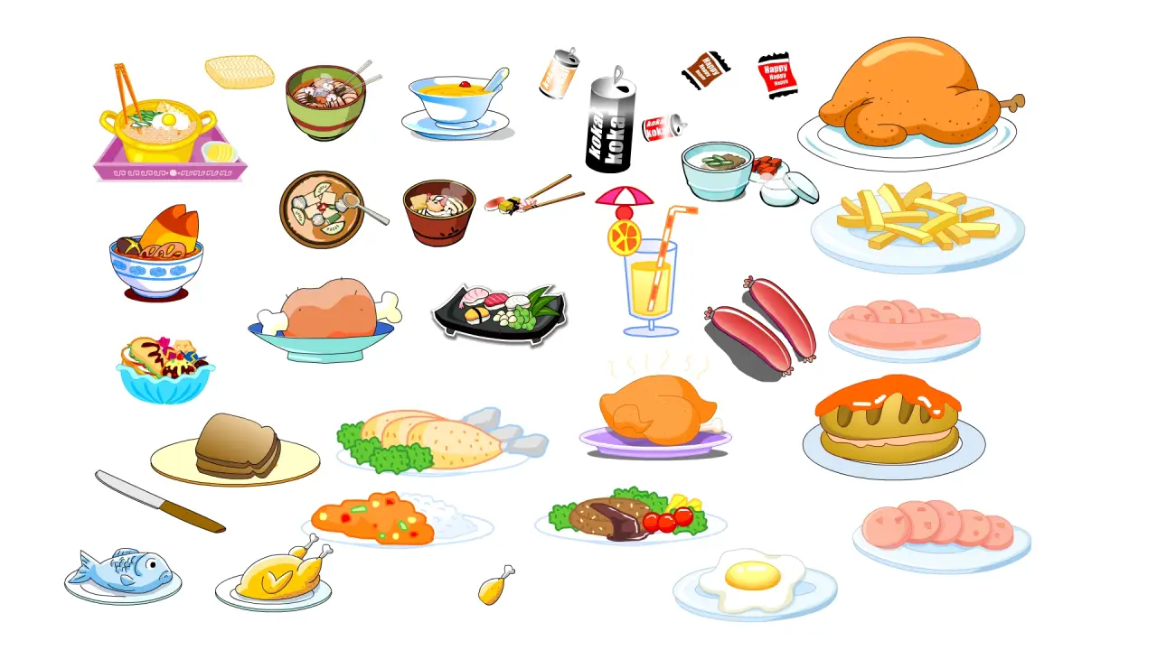 烧鸡火腿泡面鱼