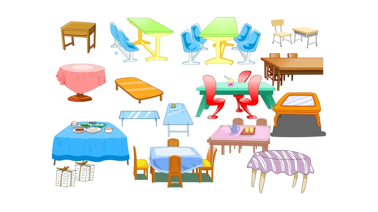饭桌课桌圆桌