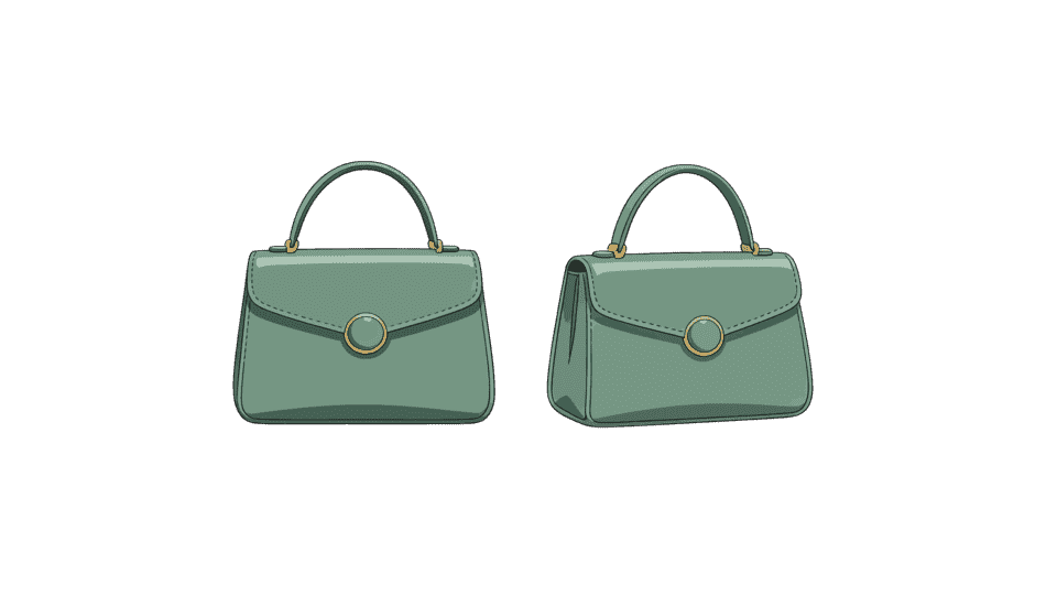 女士绿色皮包手提包