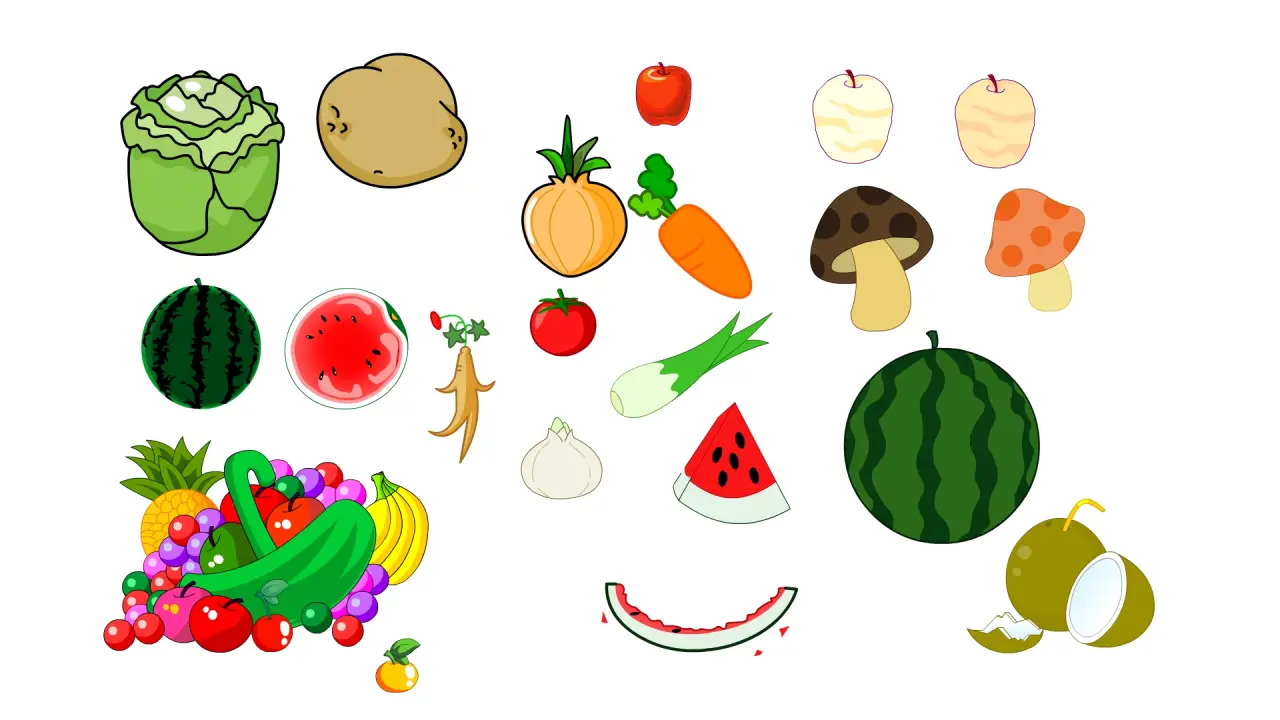 蘑菇路萝卜土豆