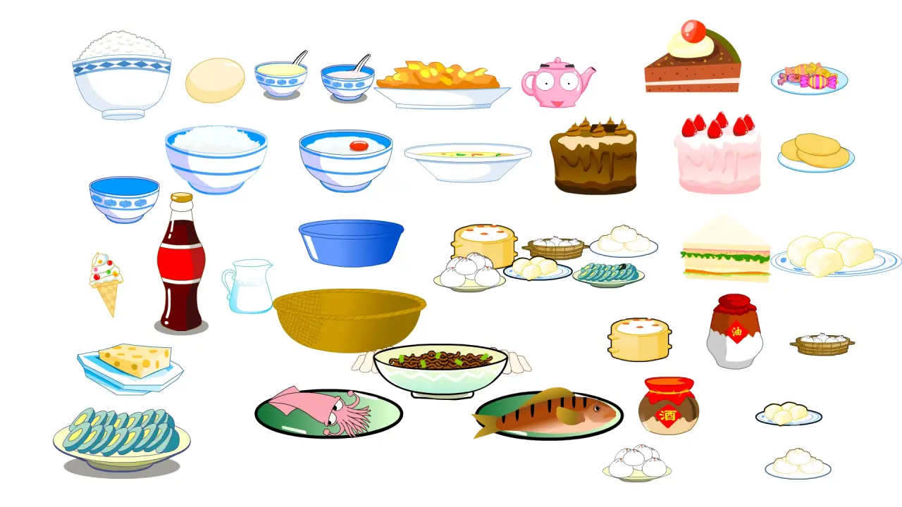 米饭汤三明治包子