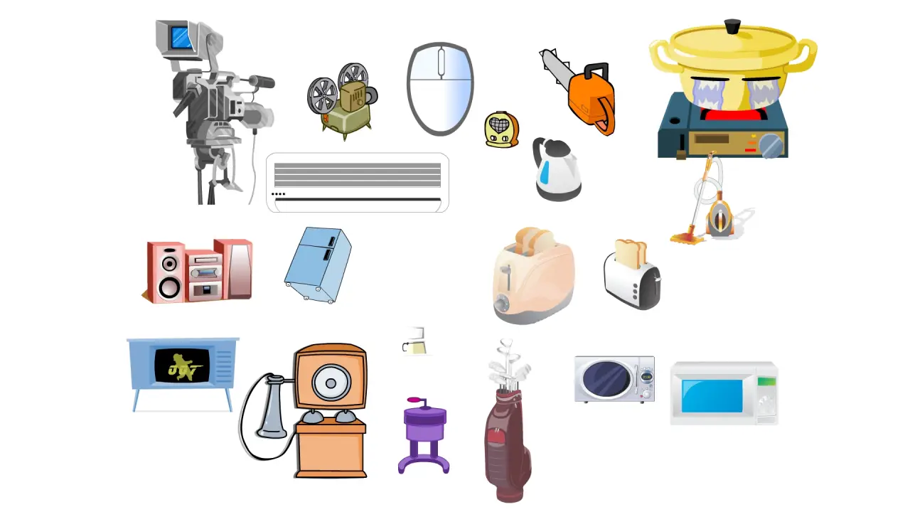 电锯音响放映机电煮锅