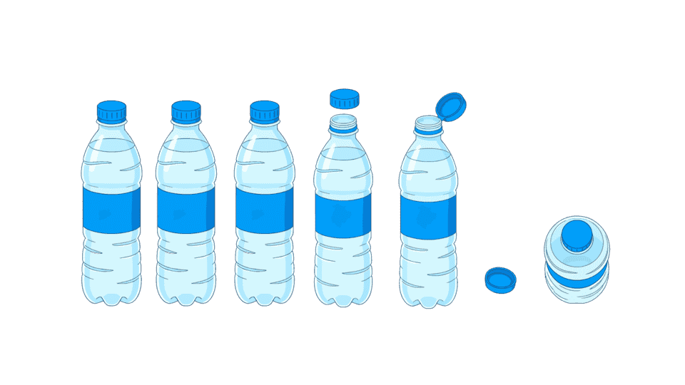 矿泉水塑料瓶子