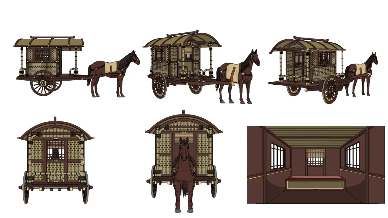 古代马车