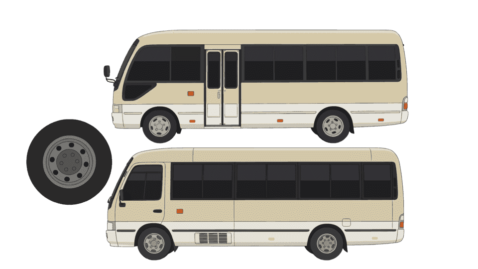 考斯特商务车领导专用车