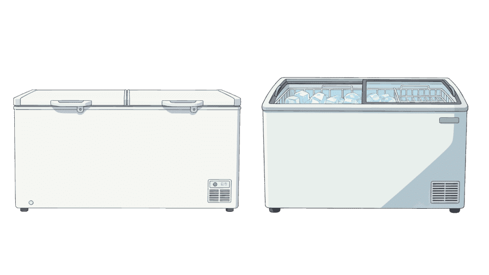 卧式冰柜冰箱