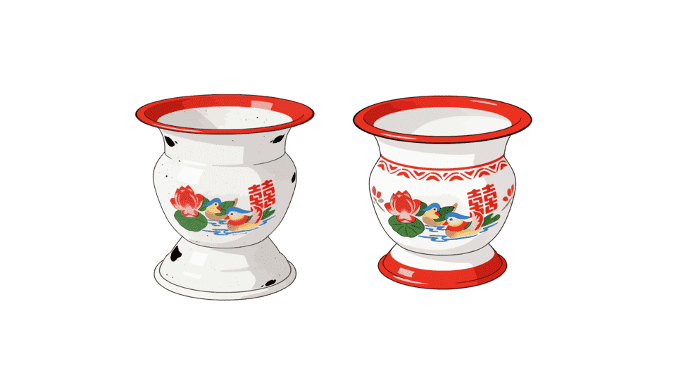 复古搪瓷痰盂尿痛尿壶