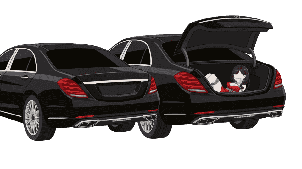 汽车轿车后车厢