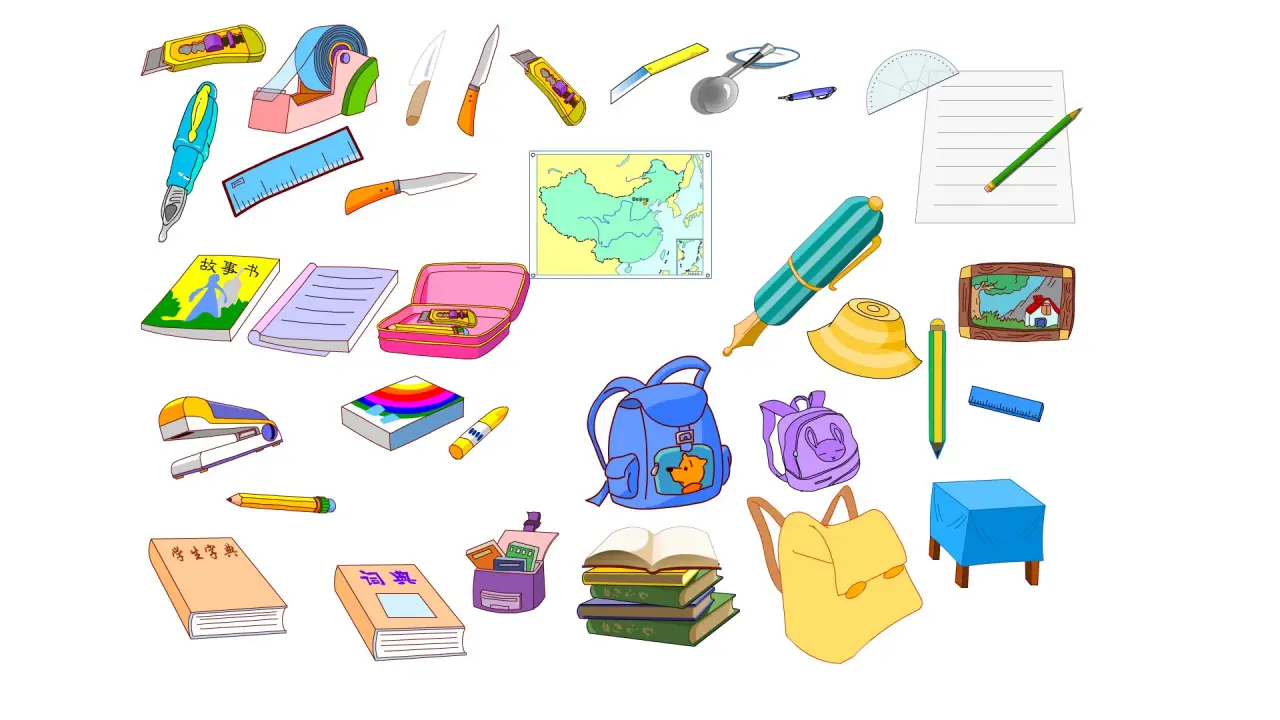 铅笔刀卷尺书文具9