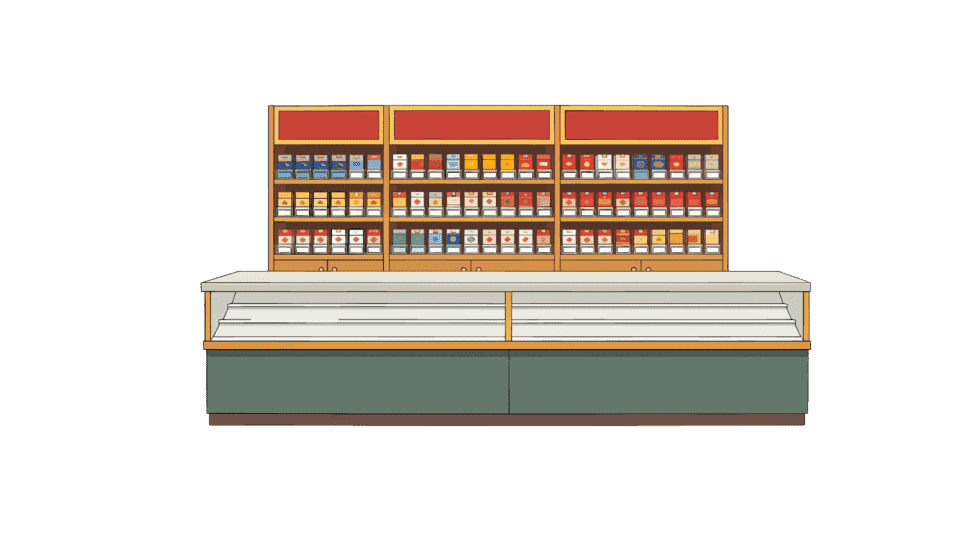 香烟柜台
