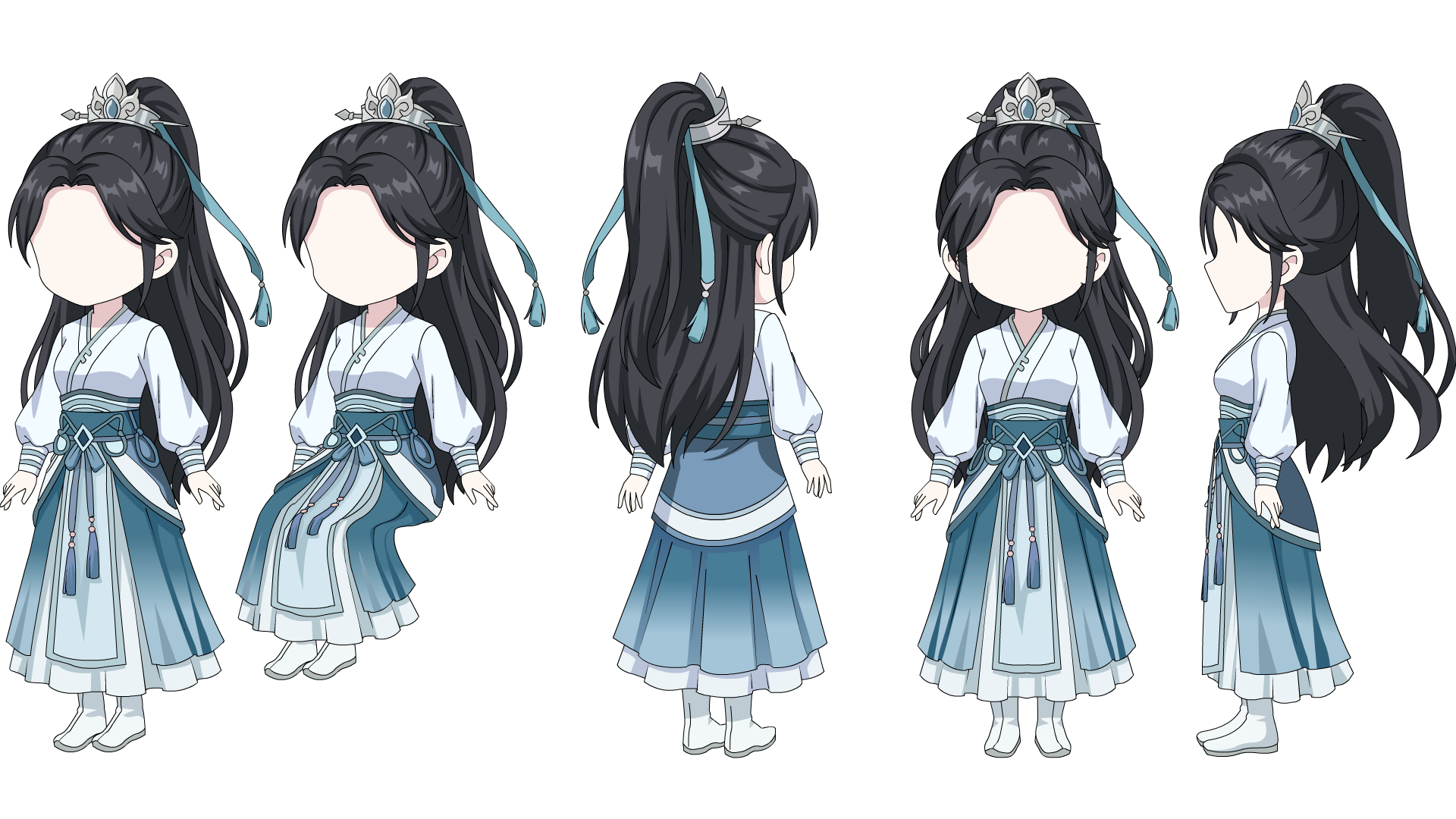 蓝衣女侠（四视角）