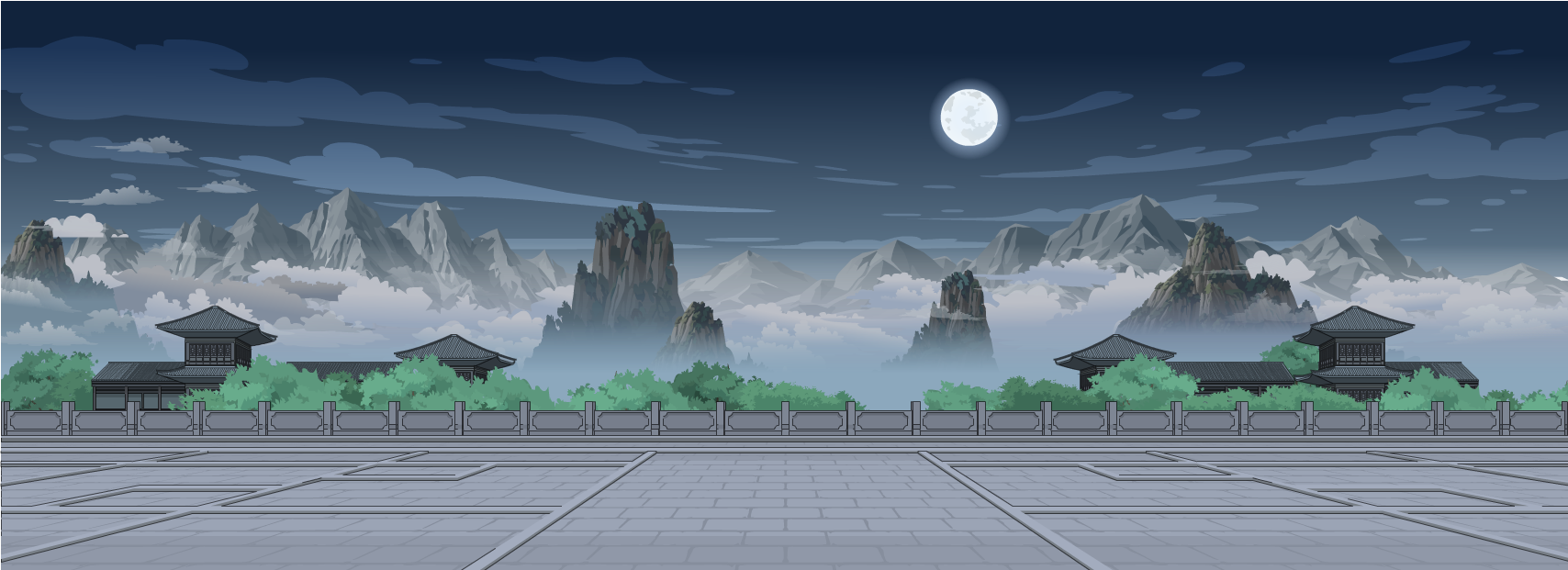 宗门广场-侧（宽幅）