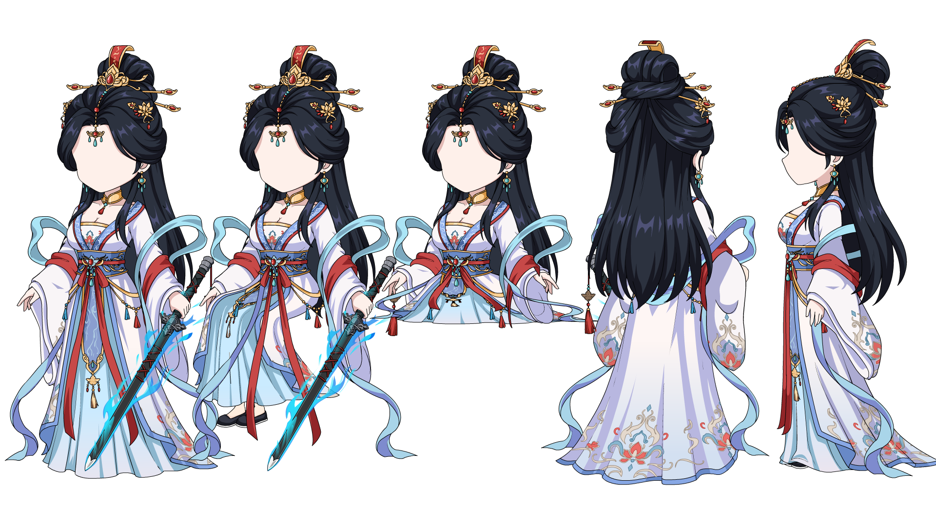 蓝带修仙女（三视角）