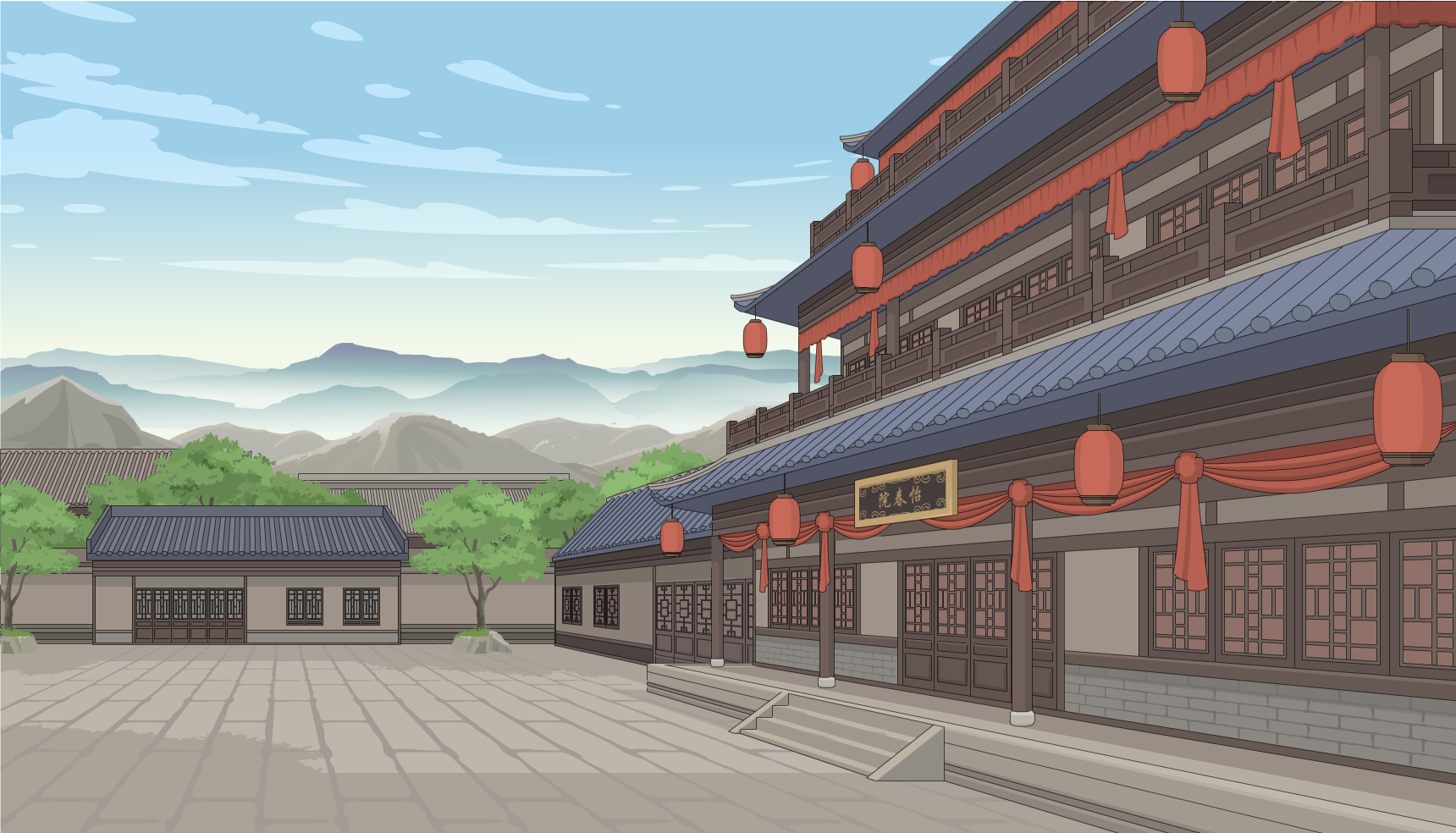 青楼外景-侧