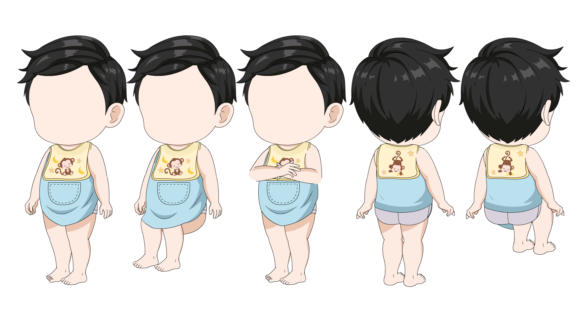 婴儿幼儿萌娃男孩