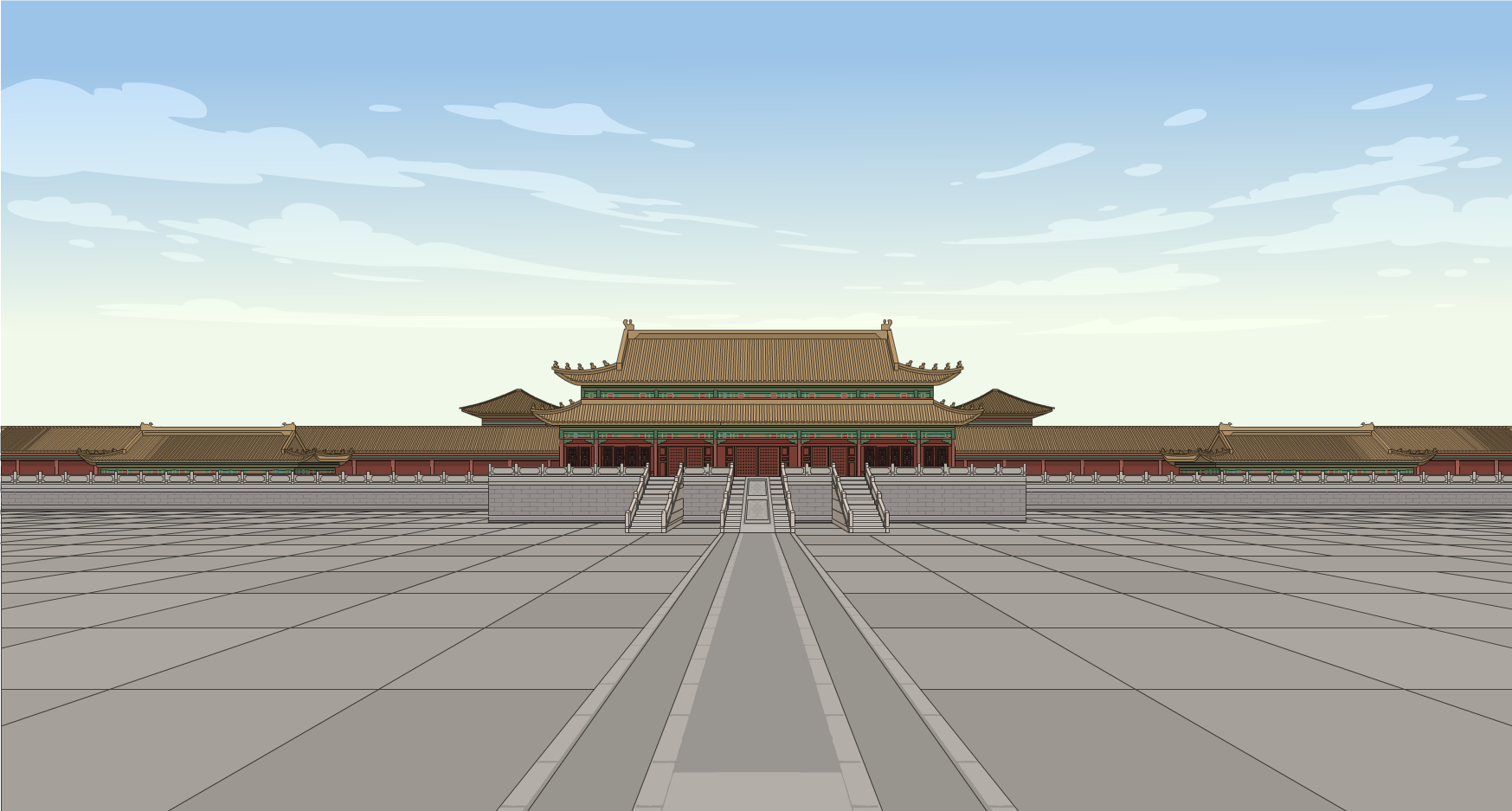 紫禁城-背