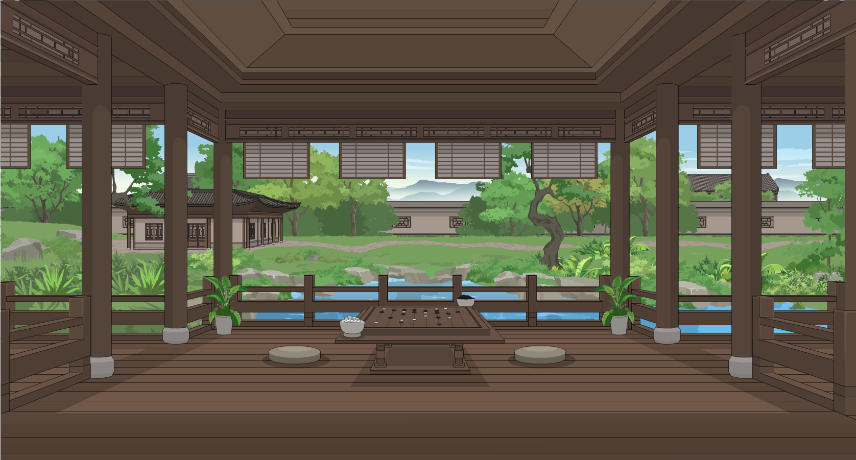 古代庭院