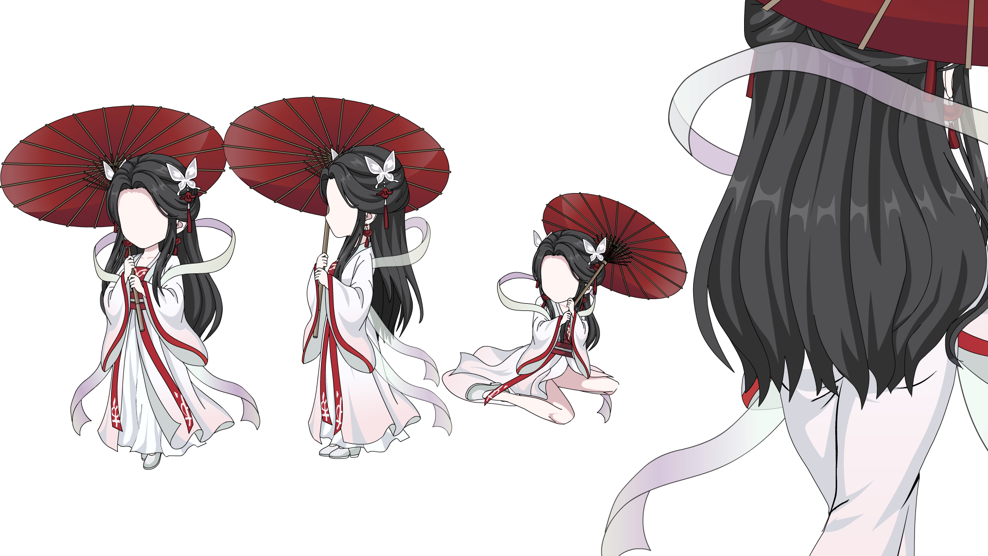 红伞蝶衣