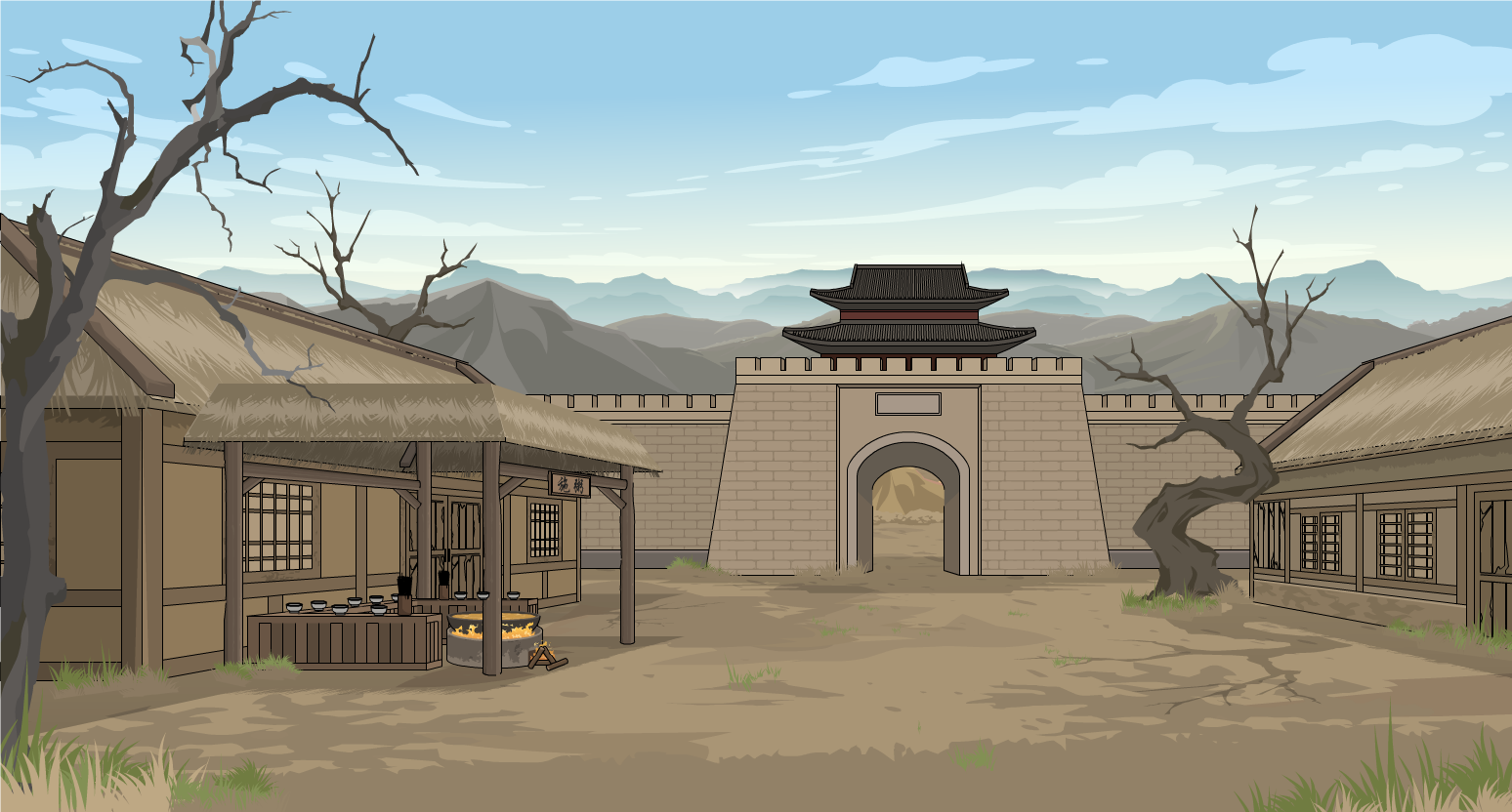 城门施粥