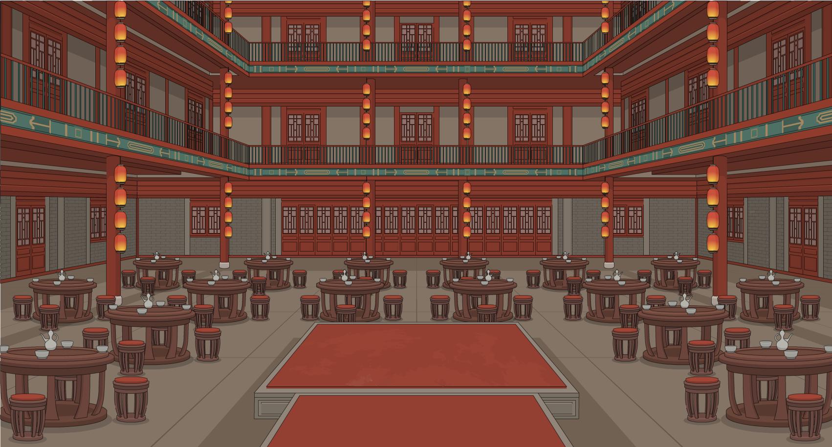 青楼大厅-背
