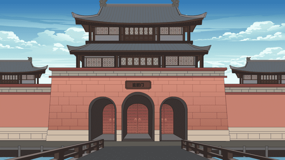 古代城门城楼