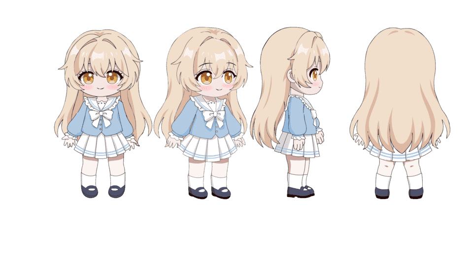 小孩女孩萌娃（四视角）