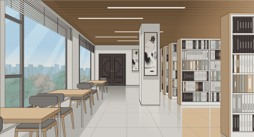 图书馆学校校园
