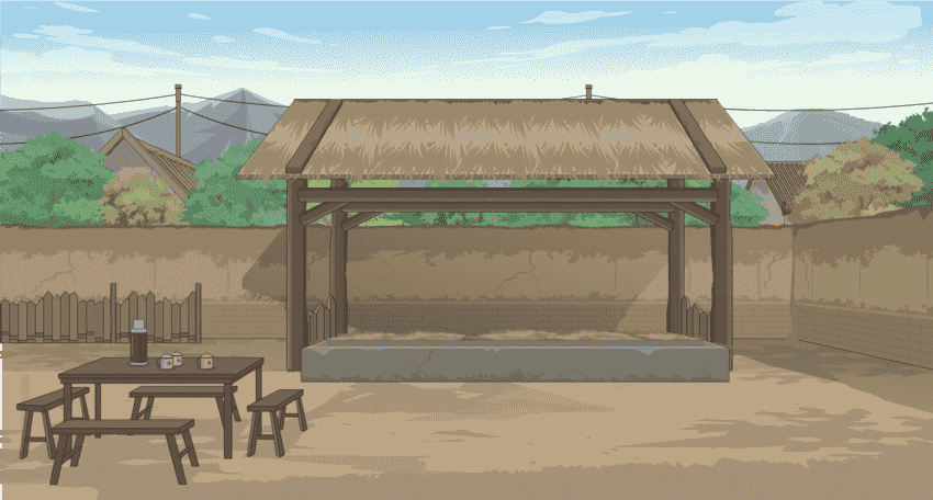 年代院子牛棚