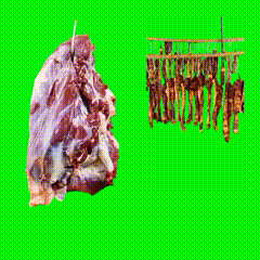 腊肉素材